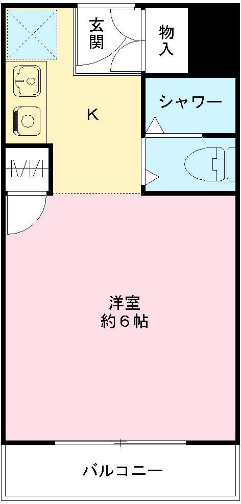 エルベコート泉大津の間取り