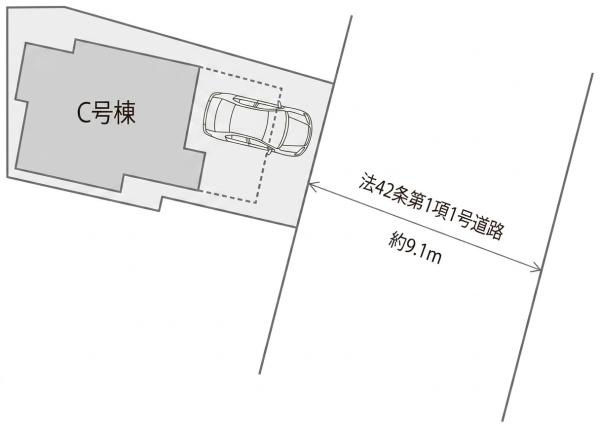 横浜市中区本牧元町の中古一戸建の区画図|閑静な住宅地にございます！
是非現地へお越しください！