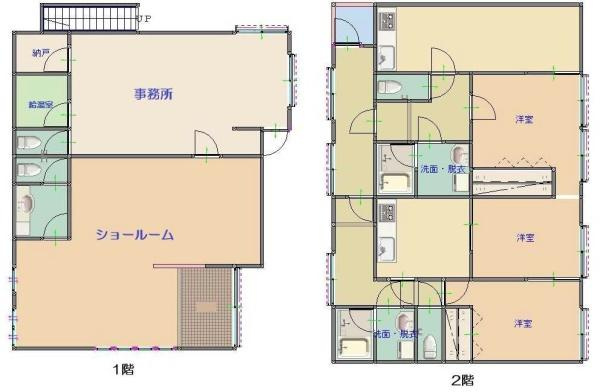 岩出市吉田　事務所、共同住宅