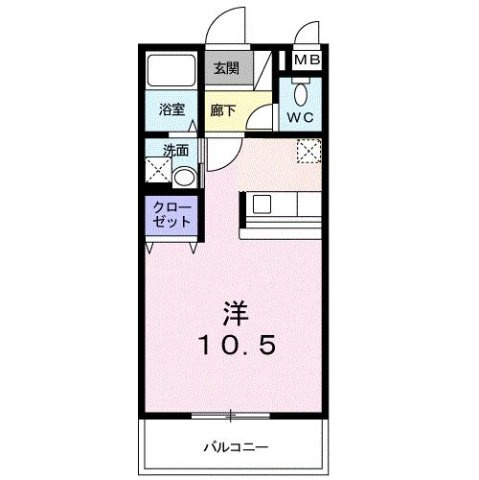 インター久留米ＳＵＲの間取り