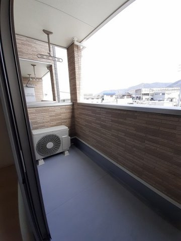 プレステージ花ずいＨのバルコニー
