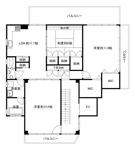 H-SQUARE栗原の間取り