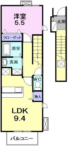 【間取り】 | ソルシェール和泉中央Ⅰ