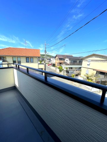 岡山市中区福泊　戸建のバルコニー|バルコニーです。