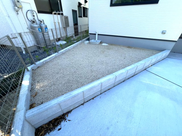 岡山市中区福泊　戸建の庭|庭です。