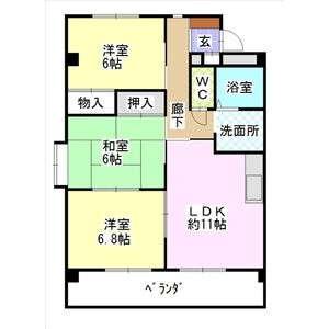 【間取り】 | 第3横吹小菅ビル　A棟