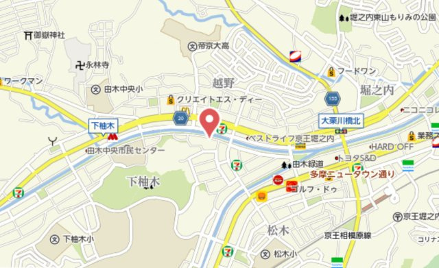 『八王子市マンション』クレール・ボア【仲介手数料無料】　八王子市松木3-8の地図|～仲介手数料無料☆八王子ひなた不動産～クレール・ボア