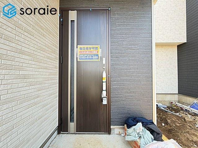 所沢市東所沢6期　全3棟　新築戸建　ハートフルタウンの玄関|2026/7/31撮影