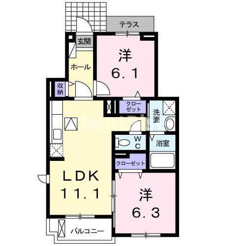メゾン・セドレの間取り|間取図