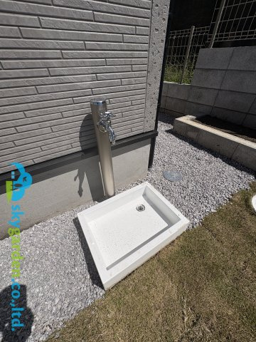 藤沢市柄沢　新築戸建　全１棟のその他|外の立水栓