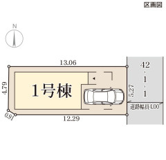 リーブルガーデン大阪市東住吉区住道矢田23期の区画図