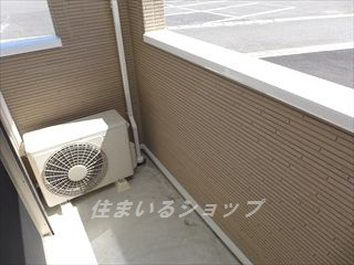 リバーサイド真倉　Ｇのバルコニー