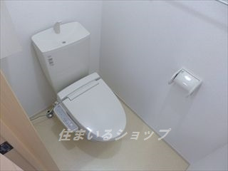 リバーサイド真倉　Ｇのトイレ|シャワートイレ・収納あり