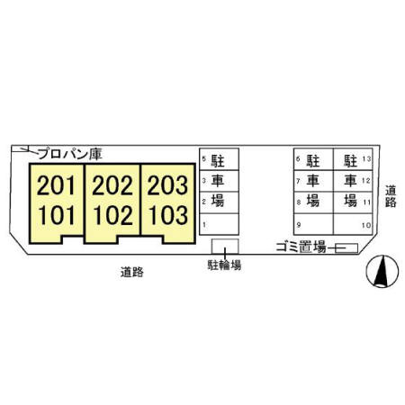 Primoの区画図