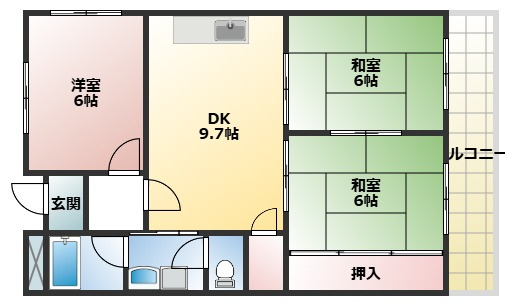 【間取り】 | メゾンサンガ