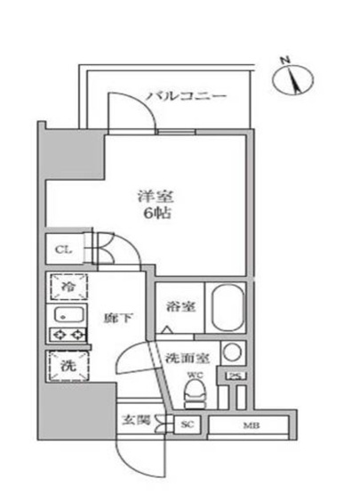 【間取り】 | レジディア蒲田Ⅳ
