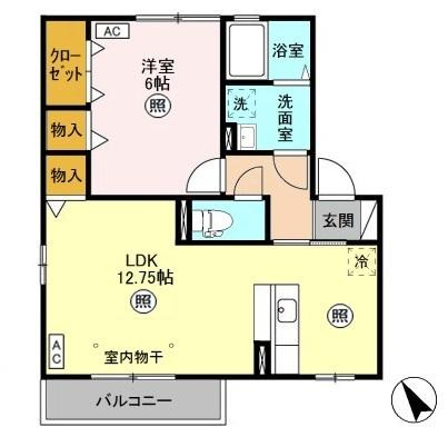 アーバンコートDの間取り