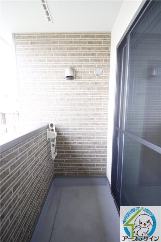リュクス西明石Ⅱのバルコニー