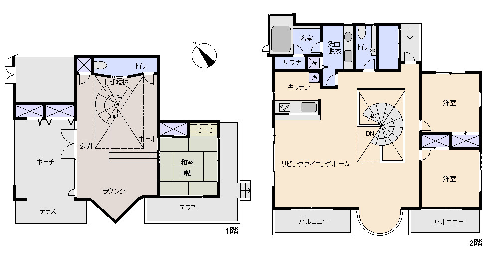 あじろ南熱海が丘の間取り