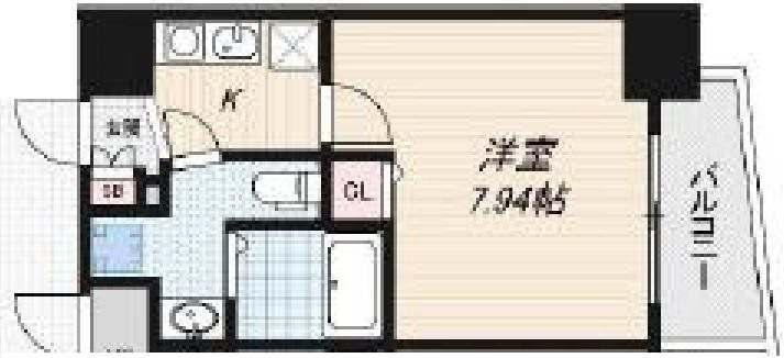 セレニテ難波西の間取り