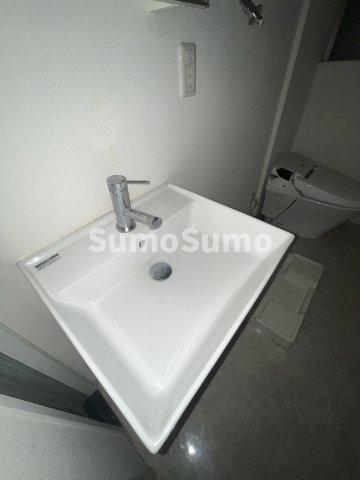 ポラスト恵比寿の独立洗面台|独立洗面台あり、毎朝おしゃれに忙しい女性の方におすすめです