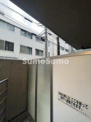 ポラスト恵比寿のバルコニー|陽当たり良好なバルコニーです