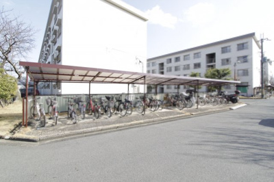 【その他共用部分】 | 日立造船尺土団地１号棟 | 駐輪場です