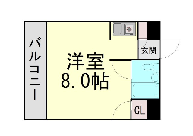 芦屋フラットの間取り