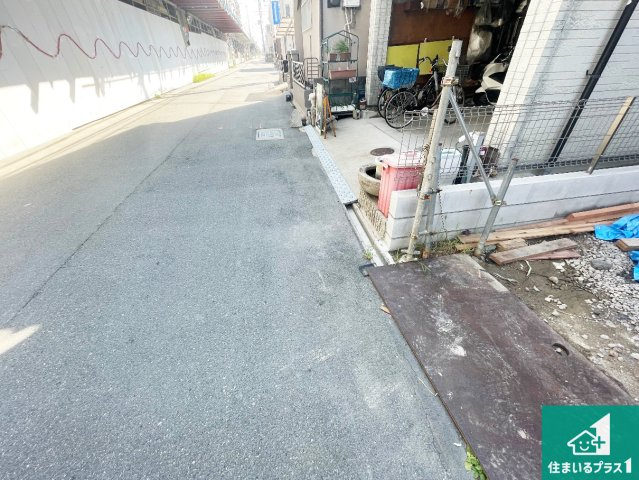 高槻市登町　第1期　新築一戸建ての外観|周辺は落ち着いた街並みの住宅地！子育てがしやすい住環境です！まだ未完成ですが、現地でしかわからない事もございます。是非一度ご覧ください。
