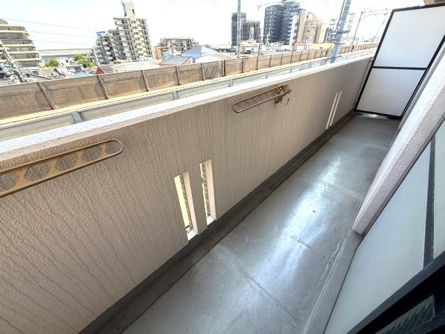 ルブニール西郷のバルコニー