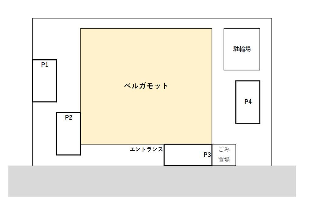 ベルガモットの区画図