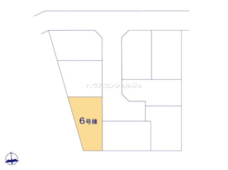 【区画図】 | 名古屋市港区春田野２丁目1404-1【仲介手数料無料】新築一戸建て　6号棟