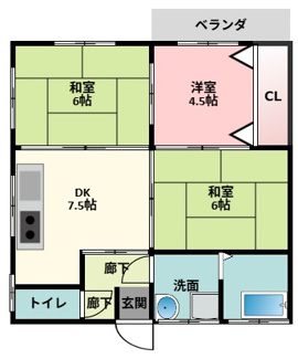【間取り】 | 第２タカ荘