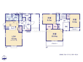 【間取り】 | 名古屋市港区春田野２丁目1404-1【仲介手数料無料】新築一戸建て　7号棟