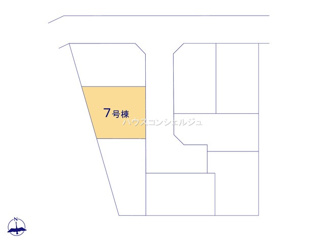 【区画図】 | 名古屋市港区春田野２丁目1404-1【仲介手数料無料】新築一戸建て　7号棟