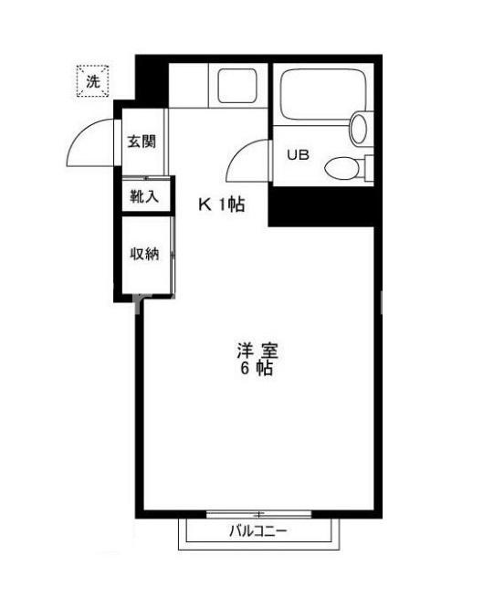 ドミールいなばの間取り