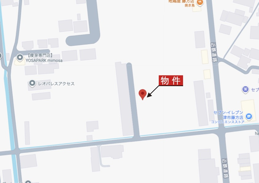 津市藤方《5号棟》の地図|詳細Map