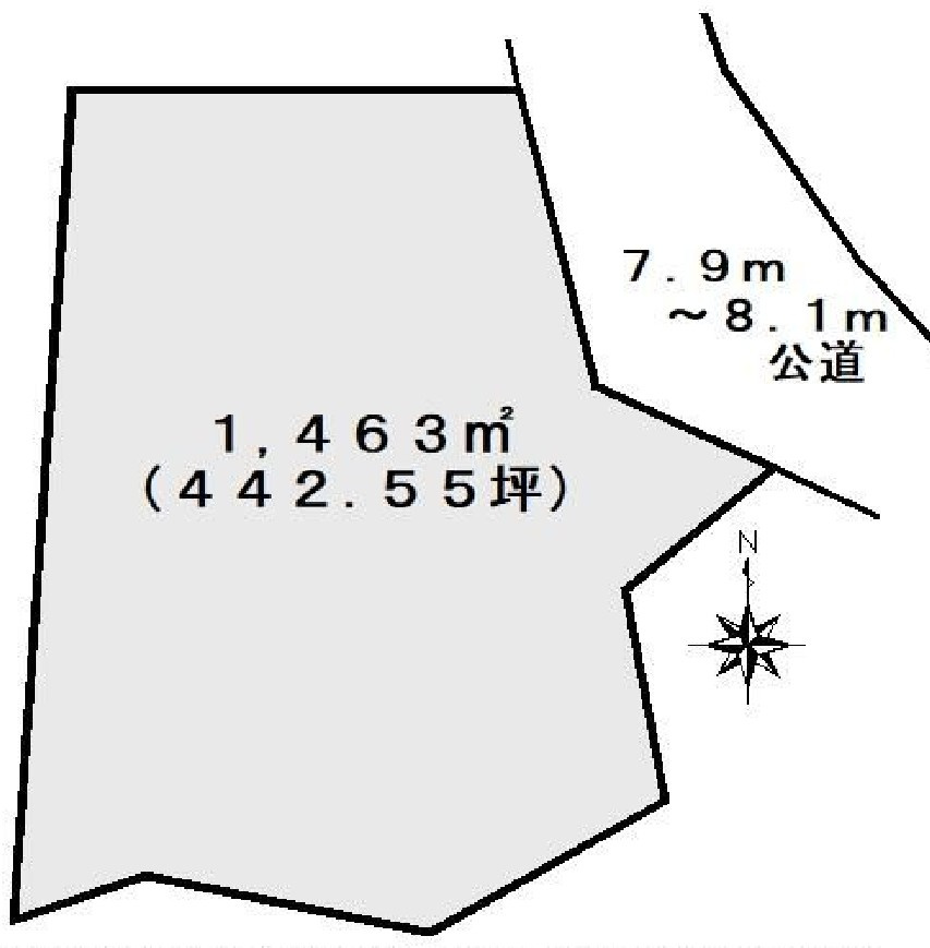 壬生町上田　売土地442坪
