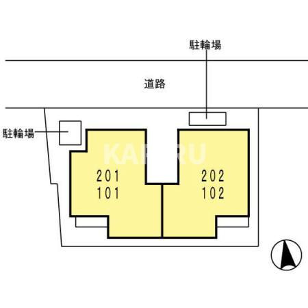 Hale　Waleaの区画図