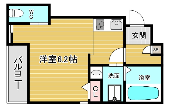 【間取り】 | あんしん+ＶｅｒＭ五ケ山22-2001