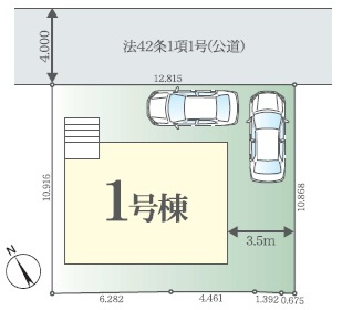 船橋市大穴南２丁目２期の区画図