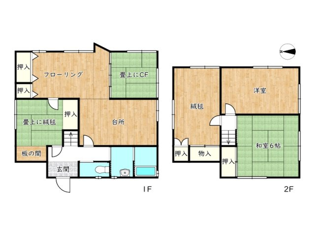 【間取り】 | 揖保郡太子町佐用岡／中古戸建