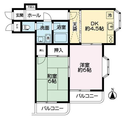 【間取り】 | シャルール・Ａ