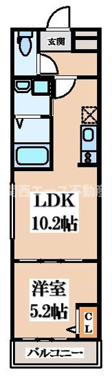 【間取り】 | フジパレス東花園駅北Ⅰ番館