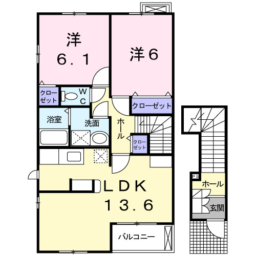 【間取り】 | メゾン　ド　レステ　Ⅰ