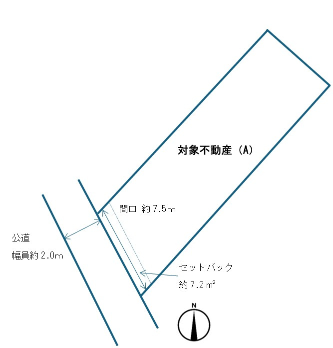 古江東町（A）　土地の土地図|南西向きで陽当たり良好です。約46坪の敷地は駐車場やお庭も十分確保できる広さがあります。