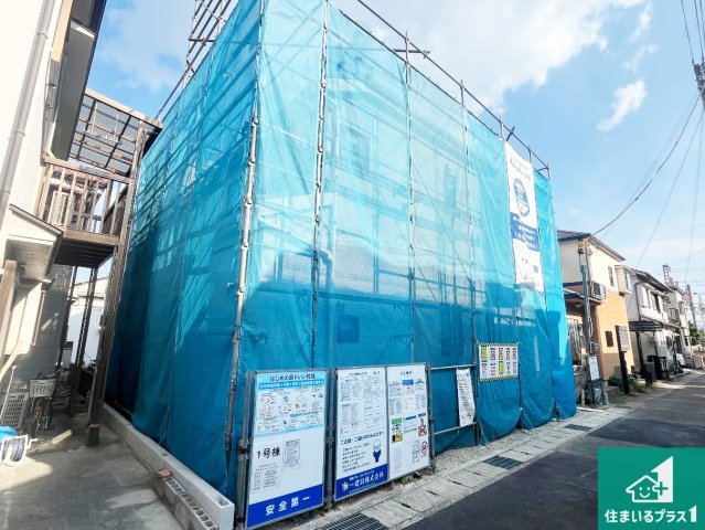 明石市朝霧町　第4期　新築一戸建ての外観|周辺は落ち着いた街並みの住宅地！子育てがしやすい住環境です！まだ未完成ですが、現地でしかわからない事もございます。是非一度ご覧ください。