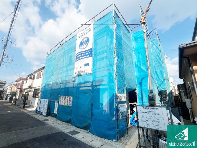 明石市朝霧町　第4期　新築一戸建ての外観|周辺は落ち着いた街並みの住宅地！子育てがしやすい住環境です！まだ未完成ですが、現地でしかわからない事もございます。是非一度ご覧ください。