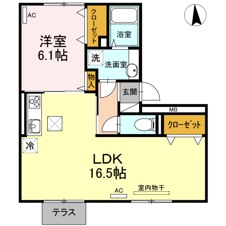 Rose　MansionⅡの間取り