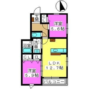 【間取り】 | コスモ・S南庄